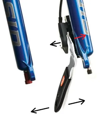 Produktbild von Unior Fahrrad Scheibenbremse Bremskolben Rückstell Werkzeug