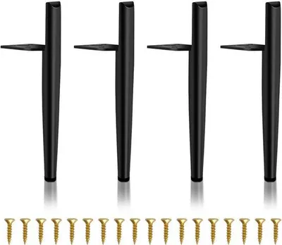 Produktbild von 4 Stück Verstellbare Bankstühle Zylindrisch, Metallisch, 13 cm Höhe
