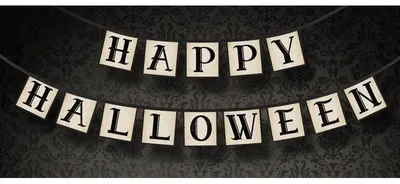 Obrázek produktu pro Party Deco Girlanda Happy Halloween dekorace