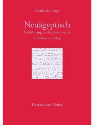 Obrázek produktu pro Einführung in die Grammatik des Neuägyptischen