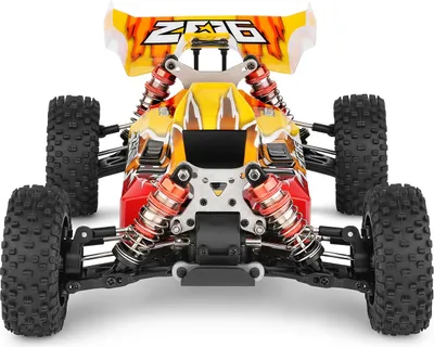 Immagine prodotto di WLtoys XKS 144010, veicolo fuoristrada 1/14 RC, velocità massima 75 km/h, 2,4 GHz, trazione integrale, telaio in metallo, RTR per corse fuoristrada