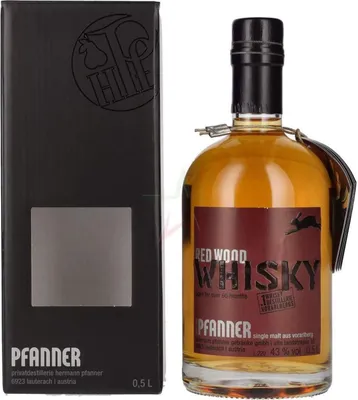Produktbild von Pfanner Red Wood Single Malt Whisky 43,00 %  0,50 Liter