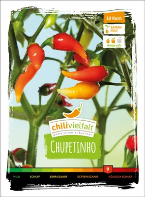 Produktbild von Chili Chupetinho | Chilisamen von Chilivielfalt, Einzelartikel / komplette VE:Einzelartikel