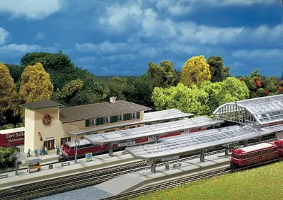 Image de Faller 282718 3 quais de gare époque III