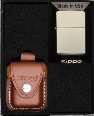 Produktbild von ZIPPO Feuerzeug SATIN CHROME Geschenkset Nr. 4