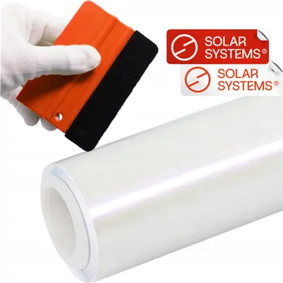 Produktbild von SOLAR SYSTEMS | Autofolie - Weiß Matt 152x150 cm - Selbstklebend - Wetterfest und Kratzfest
