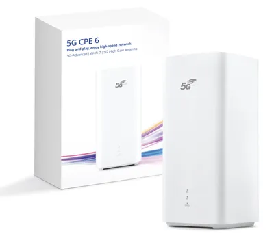 Productafbeelding van Brovi 5G CPE 6 H165 Router met SIM-kaartslot, 5G-A, Wi-Fi 7 BE3600, antenne 12dBi
