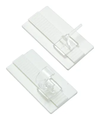 Produktbild von Gardinia Klebehaken Universal weiß-transparent, selbstklebend