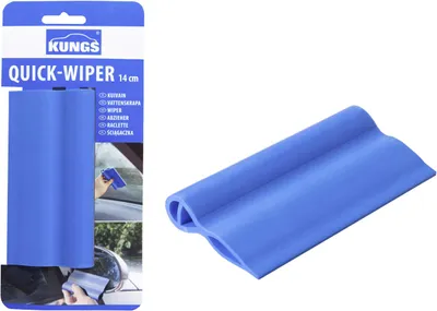 Produktbild von Kungs Quick-Wiper Silikon-Abzieher blau