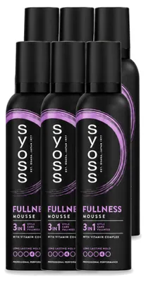 Productafbeelding van 6 x Syoss Volume Haarmousse - 250 ml - Voordeelverpakking - 6 stuks