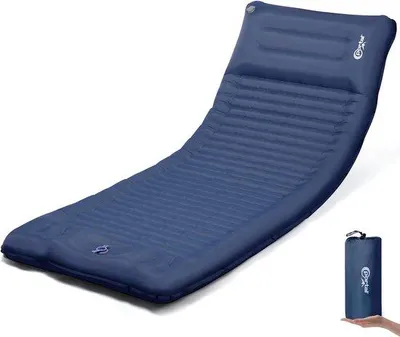 Produktbild von Famanu Schlafmatte selbstaufblasend 10 cm dick - Campingmatte leicht und kompakt
