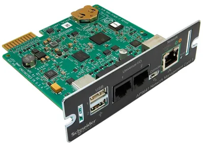 Zdjęcie produktu dla APC UPS NTWK MGMT CARD POWERCHUTE, Karta zarządzania siecią, SmartSlot, 12,1 mm, 11,4 mm, 38 mm, 90 g