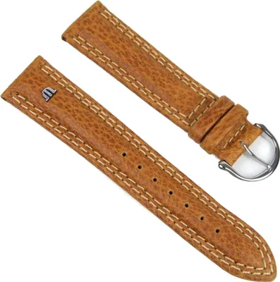 Produktbild von Maurice Lacroix Ersatzband Uhrenarmband Leder Natur-Kalb Braun 20mm