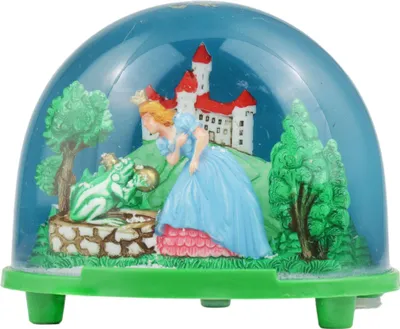 Produktbild von Schneekugel Schüttelkugel Märchen Froschkönig Schneegestöber