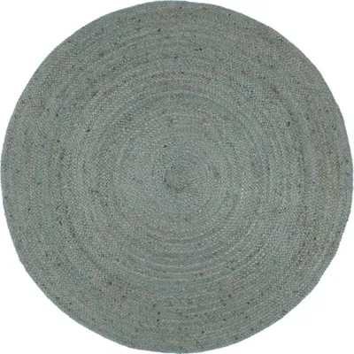 Produktbild von Möbel Teppich Handgefertigt Jute Rund 210 cm Olivgrün - Designerteppiche &33166