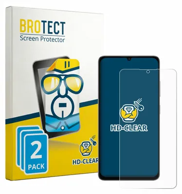 Produktbild von 2x Für Lava Bold N2 Pro Schutzfolie BROTECT Displayschutz Display Schutz Folie Klar Transparent
