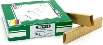 Produktbild von Prebena Heftklammern Type H verzinkt geharzt 25 mm H25CNKHA