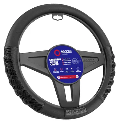 Obrázok produktu pre Sparco poťah volantu SPS101, univerzálny, automobilový, čierny, nebledne
