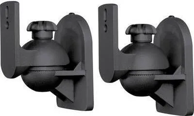 Immagine prodotto di SpeaKa Supporto a parete per altoparlanti professionali Inclinabile+orientabile Distanza dalla parete (max.): 6,4 cm Nero 1 coppia (29215C36)