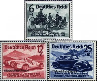 Produktbild von Briefmarken Deutsches Reich 1939 Mi 695-697 (kompl.Ausg.) postfrisch Nürburgring-Rennen