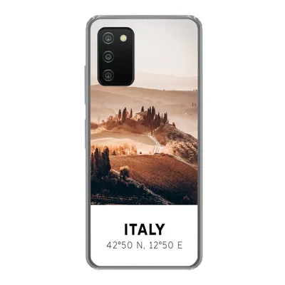 Produktbild von MuchoWow® Handyhülle Schutzhülle Hülle für Samsung Galaxy A03s Toskana - Italien - Sommer Silikon Softcase Handy Hülle - Schutz