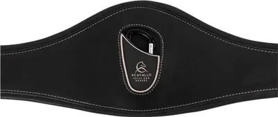 Produktbild von Acavallo Anatomic Gel Sattelgurte Schwarz 120 cm Schwarz 120 cm