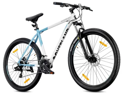 Produktbild von Mountainbike MTB 29 Zoll KENDA Shimano Aluminium Leichtbauweise 21 Gänge Stoßdämpfer Scheibenbremsen Rahmengröße L 21 Zoll Tatra Bikes Overland weiß blau