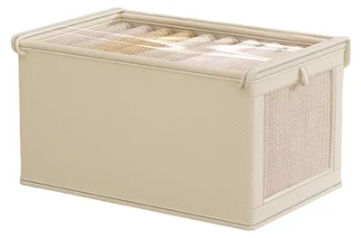 Obrázek produktu pro Úložné boxy na oblečení s víkem a madlem pro přenášení