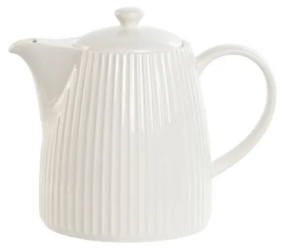 Obrázek produktu pro Čajová konvice Home ESPRIT, bílá, porcelánová, 1 l
