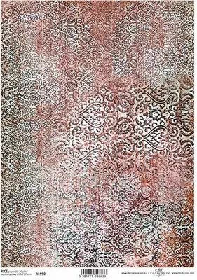 Produktbild von ITD Reispapier Decoupage Bastelpapier Serviettentechnik-R1590 - A4 - Orient 1
