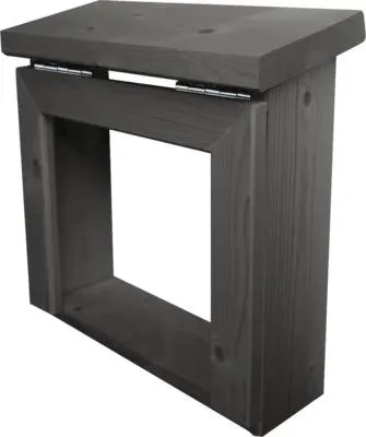 Produktbild von Holzgehäuse Karibu 340 x 318 für Steuergerät terragrau
