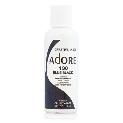 Produktbild von Adore Shining Semi-Permanent Hair Colour – 130 Blue Black – 118 ml