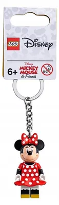 Zdjęcie produktu dla LEGO Disney Minnie Key Chain, Brelok do kluczy, Wielobarwny, Figura, 6 lat(a), 150 mm