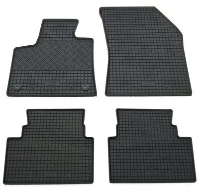 Gummifußmatten Set 4-teilig für Citroen C5 Aircross (2017-), schwarz