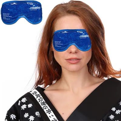 Produktbild von relaxdays Augenmaske kühlend 2er Set