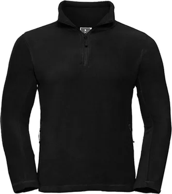 Produktbild von Russell R-874M-0 | Outdoor Fleece 1/4-Zip - Farbe: Black - Größe: M