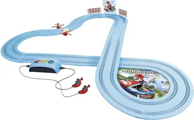 Produktbild von Carrera RC Mario Kart Royal Raceway, Fahrzeug- & Schienen-Set, Blau, Grün, Rot