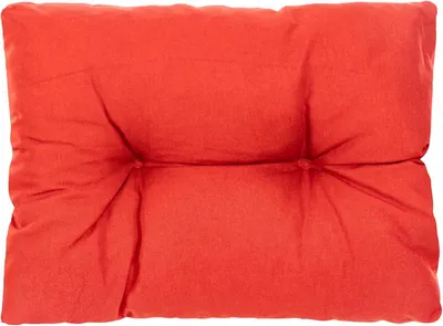 Produktbild von Best Wool rückenlehne für palettenkissen, wetterfestes europaletten polster mit Polyurethanflockfüllung – rot 40x40 cm
