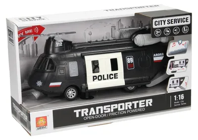 Image de Hélicoptère de police jouet avec lumière et son - multicolore