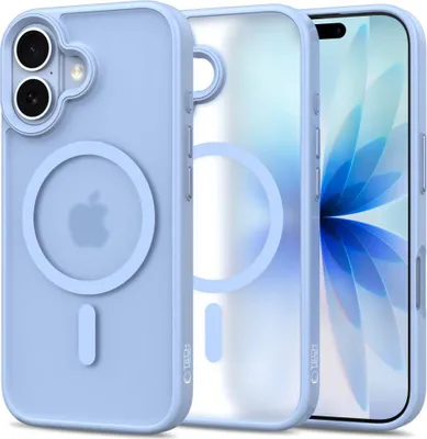 Immagine prodotto di Tech-Protect Magmat Magsafe per iPhone 17, blu opaco