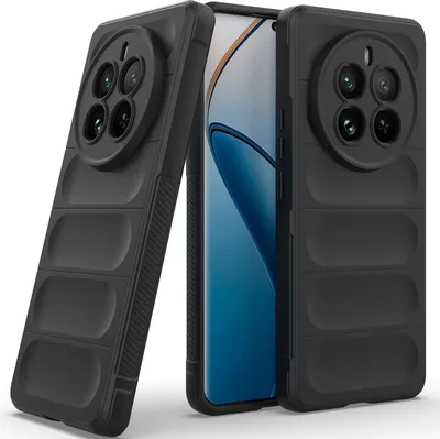 Obrázek produktu pro Pouzdro pro Realme 12 Pro / 12 Pro+ Měkké TPU Silikonové Nárazuvzdorné Ochranné Pouzdro černé