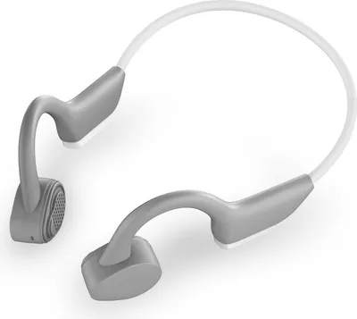 Image de Casque à conduction osseuse Bluetooth sans fil pour le sport - Blanc