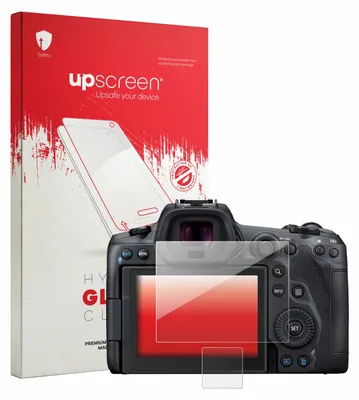 Produktbild von upscreen Schutzglas für Canon EOS R5 Schutzfolie Panzer Folie Glas Display Schutz klar