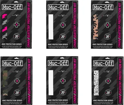 Zdjęcie produktu dla Muc-Off Chainstay Protection Kit, Farbe:Camo Black/Green