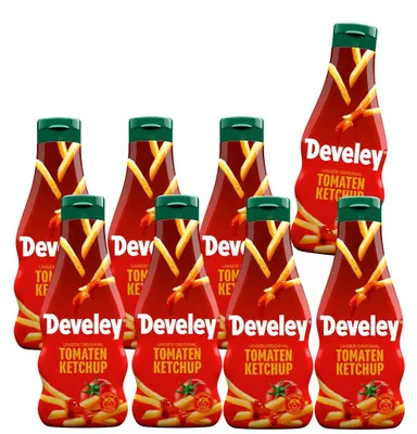 Produktbild von Develey "Unser Original" Ketchup - 8x 250ml