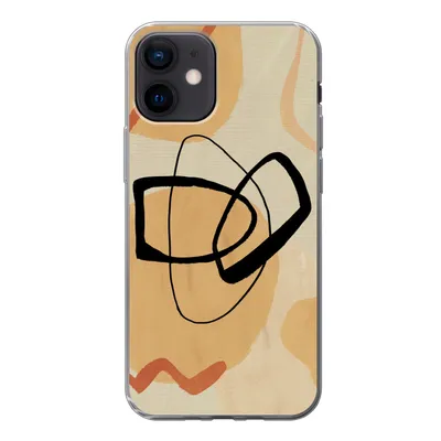 Produktbild von MuchoWow® Handyhülle Schutzhülle Hülle für iPhone 12 Kunst - Geometrische Formen - Abstrakt Silikon Softcase Handy Hülle - Schutzhülle
