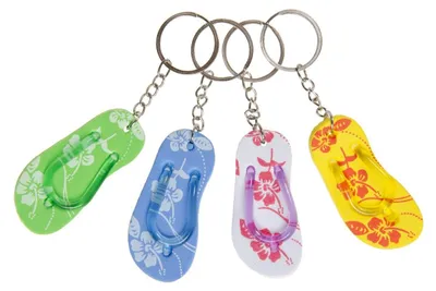 Productafbeelding van Duckiez Sleutelhanger Flipflop - 48 stuks
