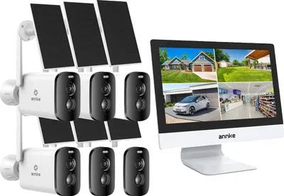 Obrázok produktu pre Vonkajšia bezpečnostná kamera, rozlíšenie 5 MP, bezdrôtové pripojenie, 6 ks 81BL 5000 mAh