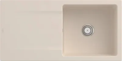 Produktbild von Villeroy & Boch Keramikspüle 333601FU, Siluet 60 Einbauspüle - inkl.