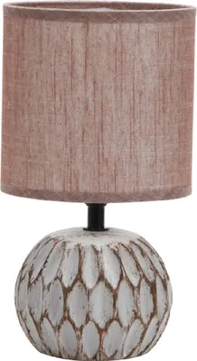 Produktbild von Luxus - Tischlampe Oslo - Rot - H26xØ14 - Armatur E14 - Keramik